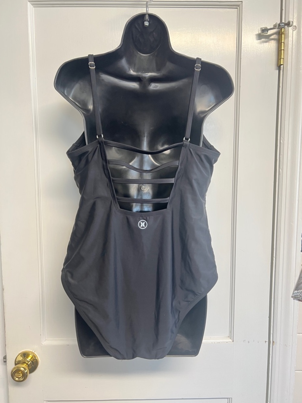 Hurley Swimsuit one piece black ladies size XL